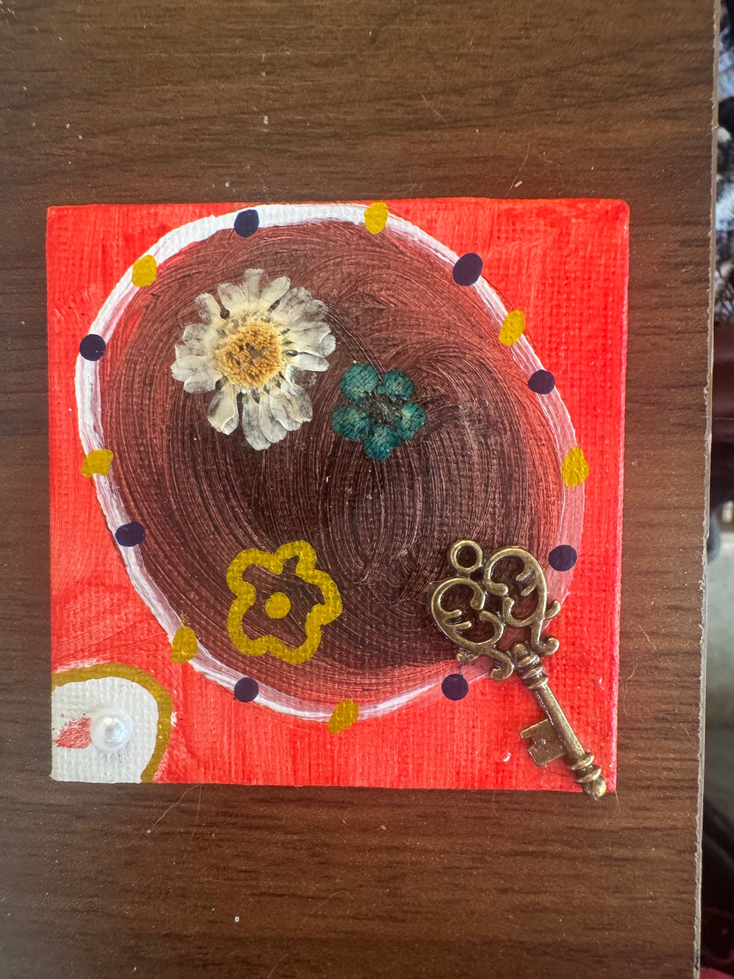 Untitled flat canvas paintings